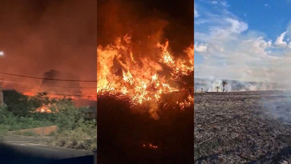 Incêndio destrói área de vegetação equivalente a 48 campos de futebol em MG