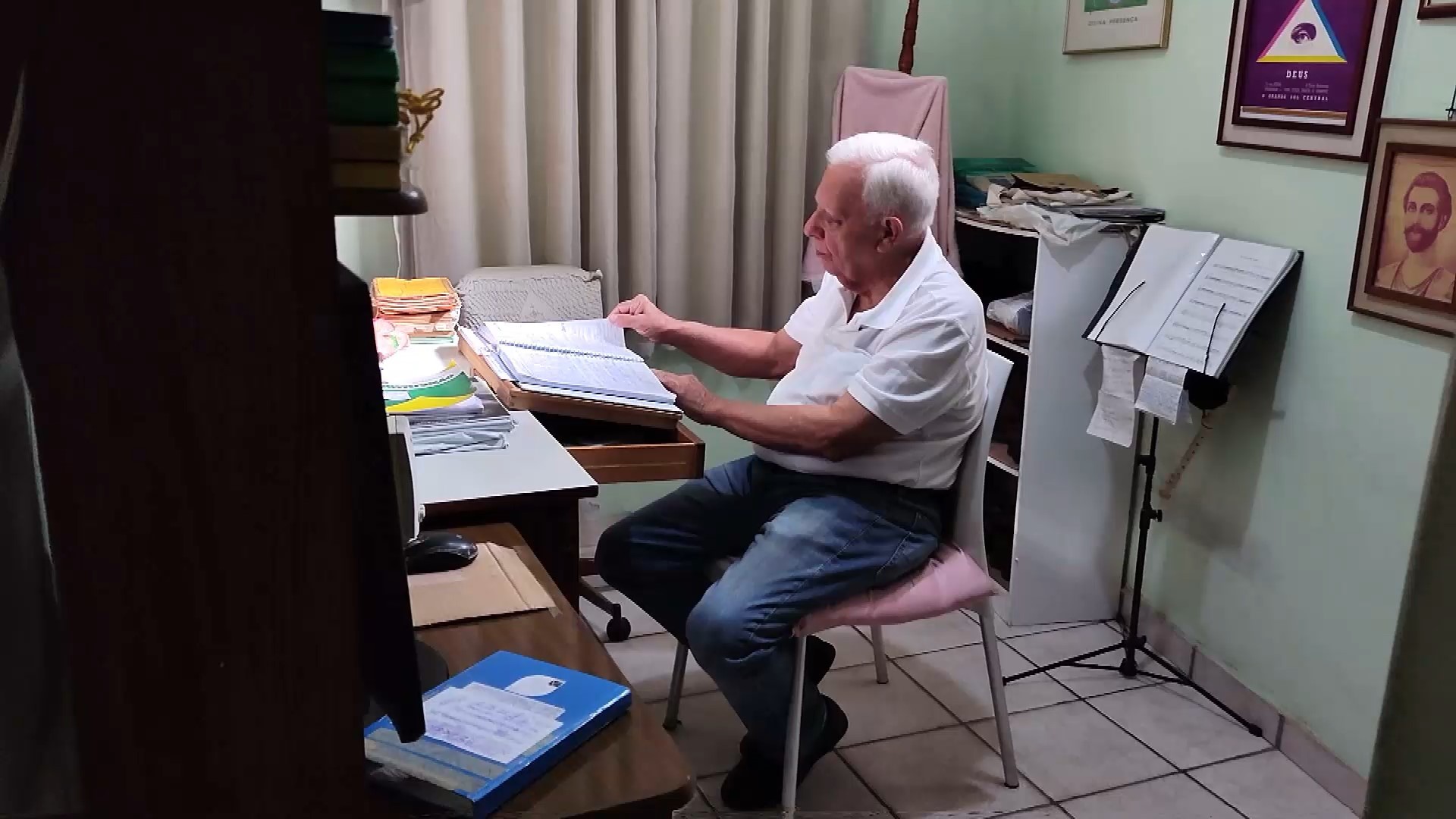 'Enquanto estiver vivo, vou procurar ficar ocupado', diz candidato ao Enem de 84 anos no ES