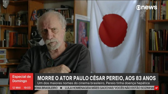 Ator Paulo César Pereio morre aos 83 anos no Rio - Programa: Jornal GloboNews 