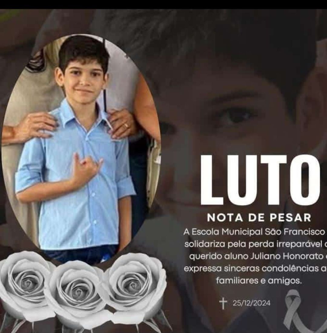 Menino, de 10 anos, morre atropelado por motorista embriagado na noite de Natal em Rio Negro