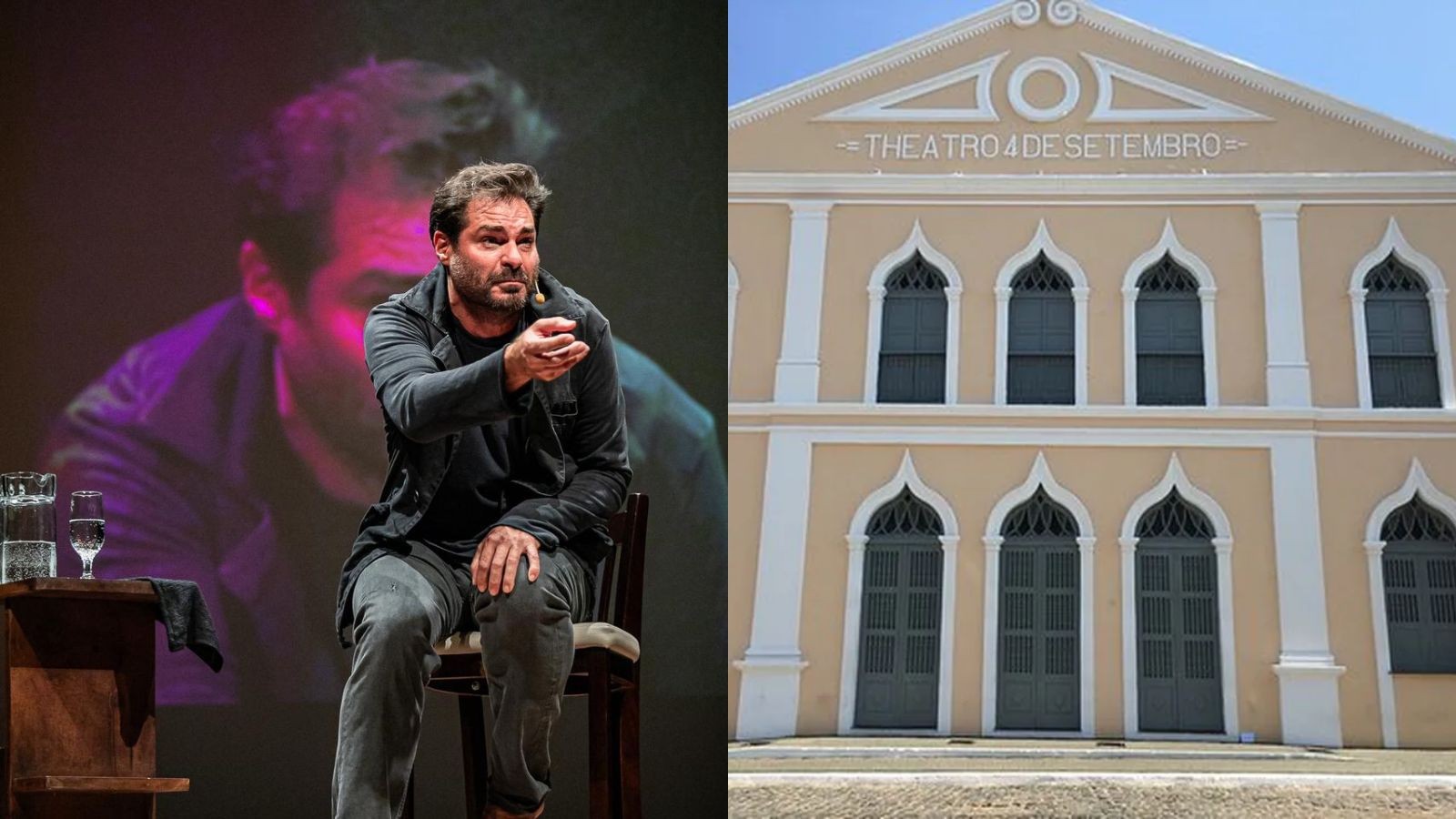 Thiago Lacerda apresenta peça com entrada solidária em Teresina; veja programação da Semana do Teatro