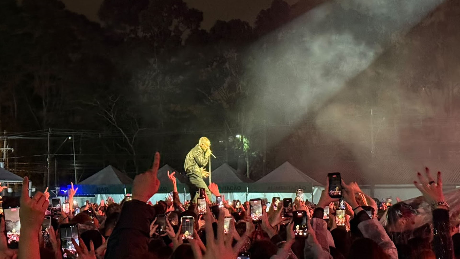 Maroon 5 em Rio Preto — Foto: Henrique Souza/g1