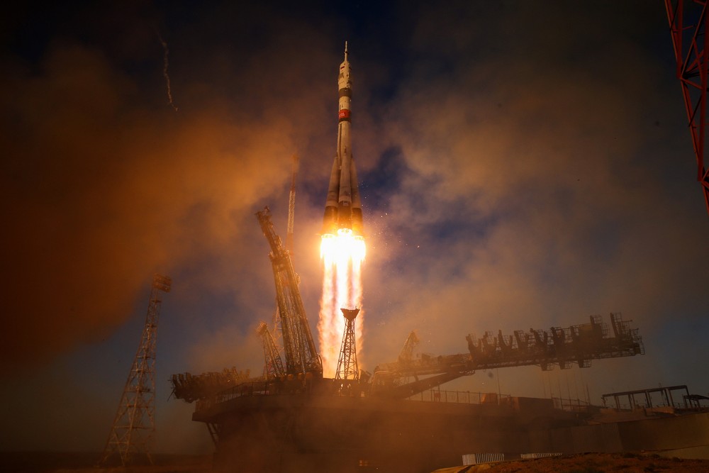 Rússia retoma voos tripulados da Plataforma 31 de Baikonur com lançamento da nave Soyuz MS-29
