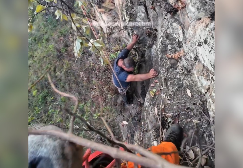 Selfie quase termina em tragédia: turista passa 11 horas à beira de precipício no Tocantins