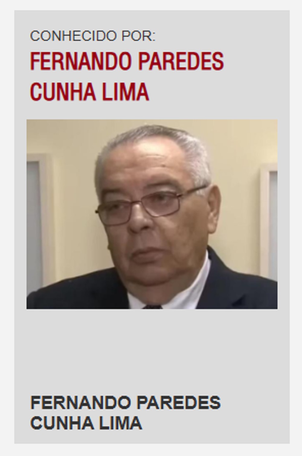 fernando cunha lima procurados