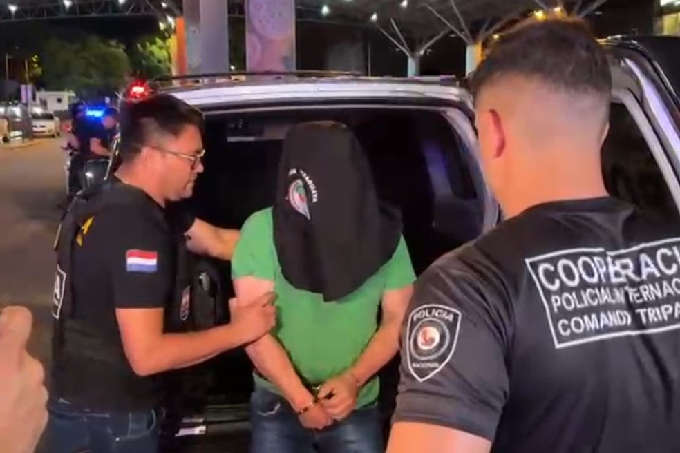 Silvinei Vasques é expulso do Paraguai e chega ao Brasil. — Foto: João Marochi/RPC.