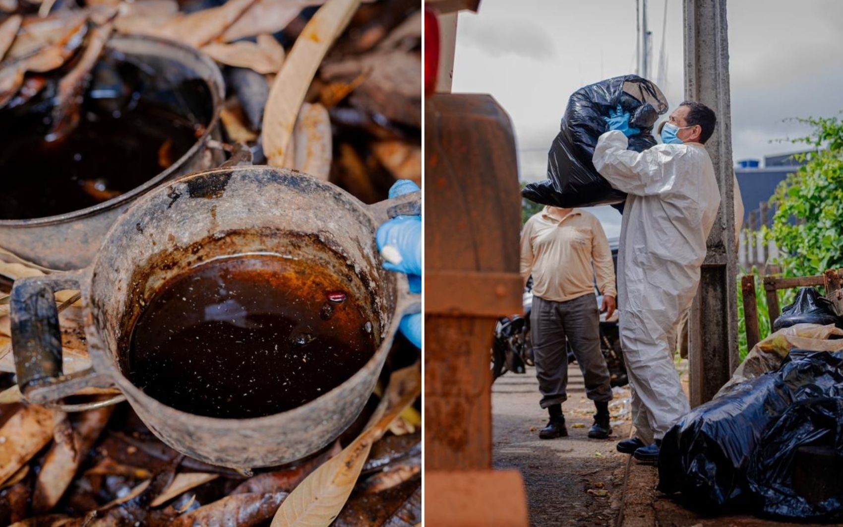 Idoso é resgatado vivendo em meio a lixo, em Anápolis