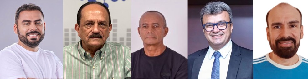 Candidatos a prefeitura de São José de Ribamar (MA) — Foto: Montagem/g1