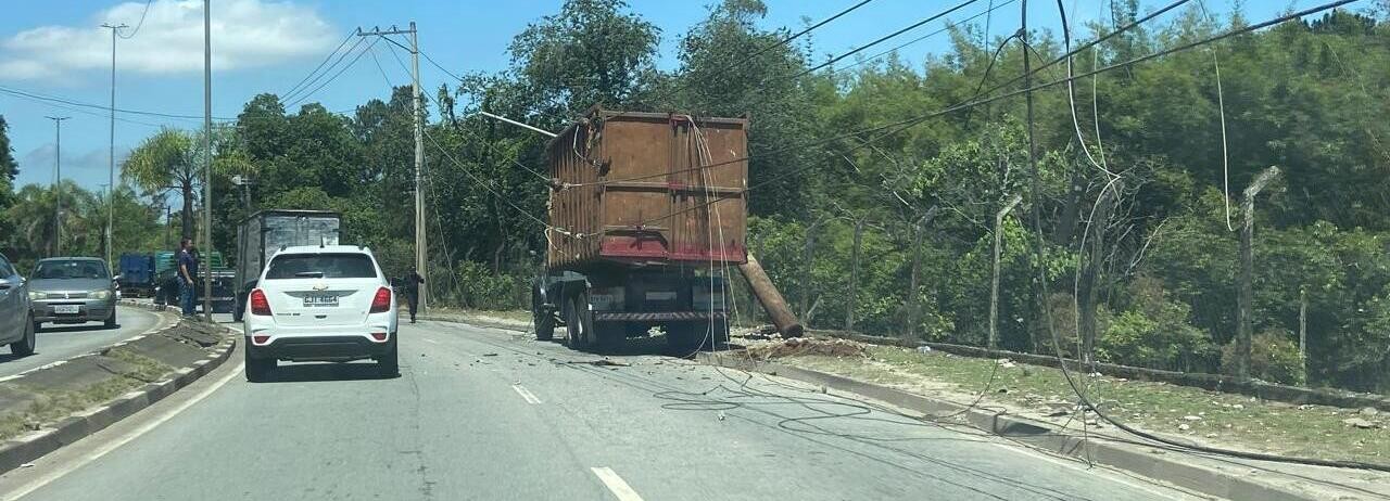 Acidentes prejudicam trânsito em Mogi das Cruzes