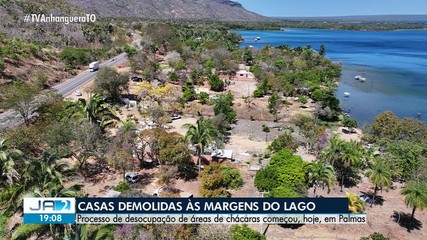 Processo de desocupação de áreas de chácaras começou nesta terça-feira (18), em Palmas