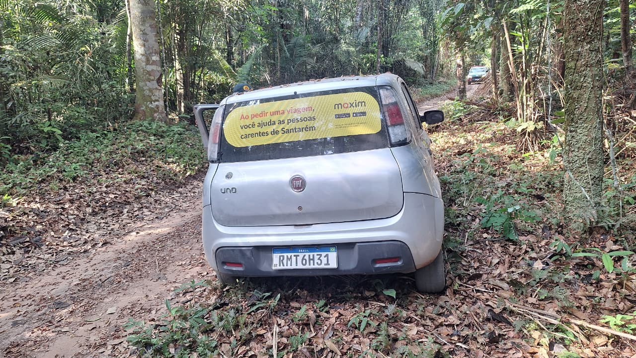 Homens são encontrados mortos dentro de carro de transporte por aplicativo em Juruti