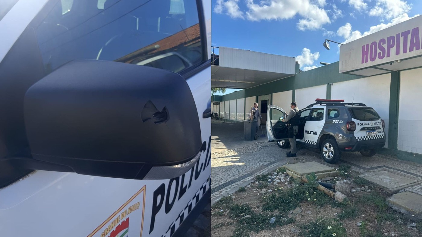 Homem reage a abordagem, atinge policial com tiro de raspão na cabeça e é baleado no RN