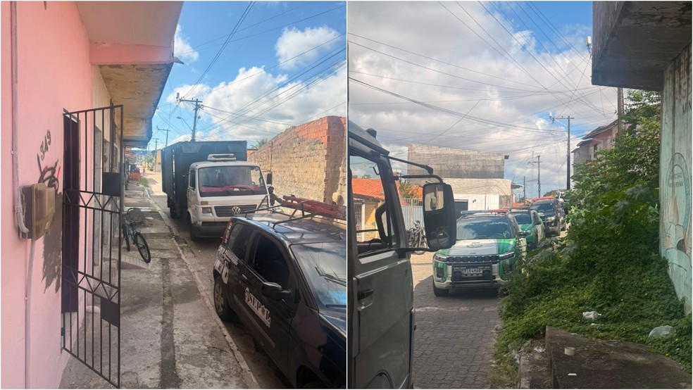 Moradores deixam casas após ameaças de organização criminosa na comunidade Barreirão, no bairro Cajazeiras — Foto: Reprodução