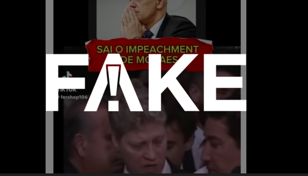 Discurso de parlamentar sobre impeachmento de ministro do STF é de 2024 — Foto: g1