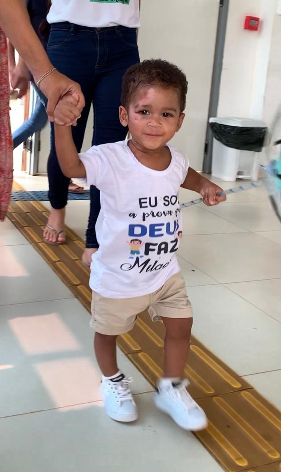 Pyetro Machado recebeu alta do Into-AC nessa terça-feira (3) — Foto: Arquivo pessoal