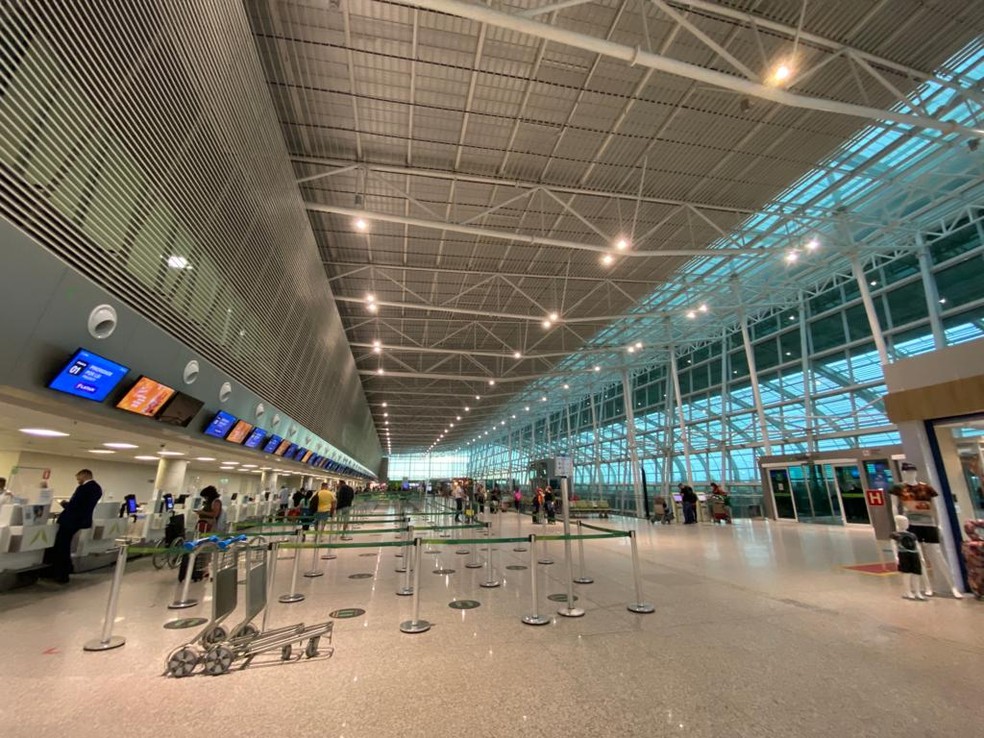 Aeroporto de Natal, Aeroporto Internacional Aluizio Alves — Foto: Augusto César Gomes