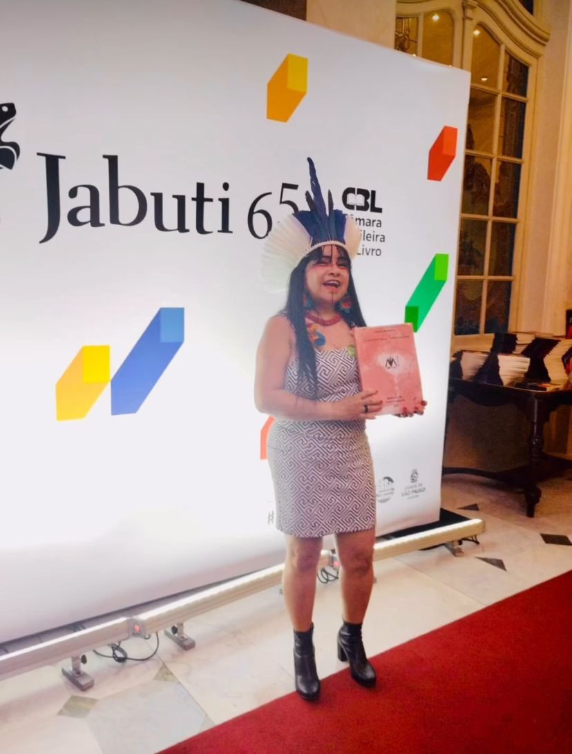 Escritora indígena potiguar vence prêmio Jabuti na categoria Fomento à Leitura