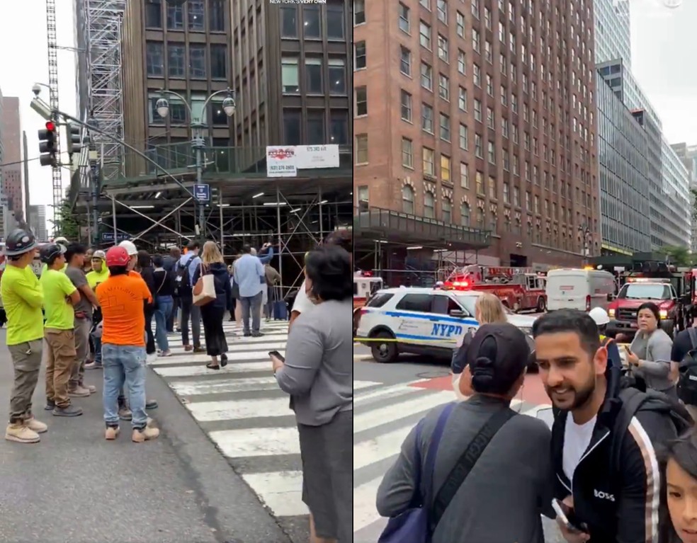 Prédio em Nova York: ruas são evacuadas por risco de desabamento | G1