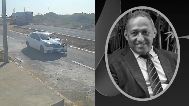 Vídeo: contador piauiense morre após ser atropelado e ficar preso em carro durante excursão em Camocim (CE)