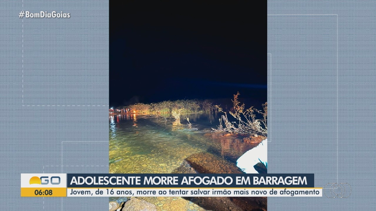 Adolescente morre afogado ao tentar salvar irmão em barragem de rio
