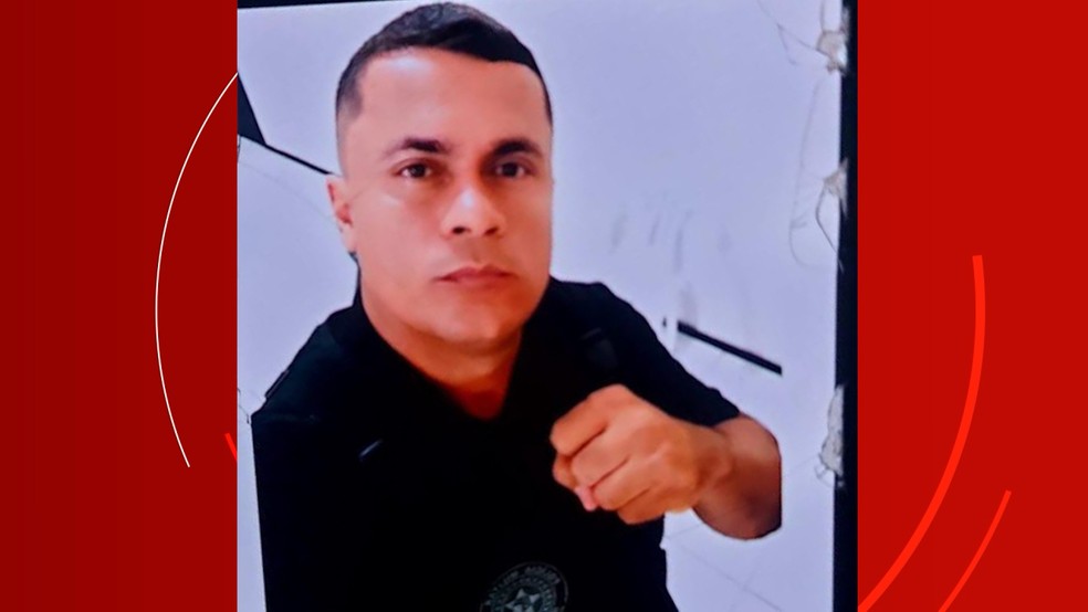 Tenente Jurambergson Gomes foi autuado após uma denúncia de agressão contra a ex-companheira, em São Luís — Foto: Divulgação/TV Mirante