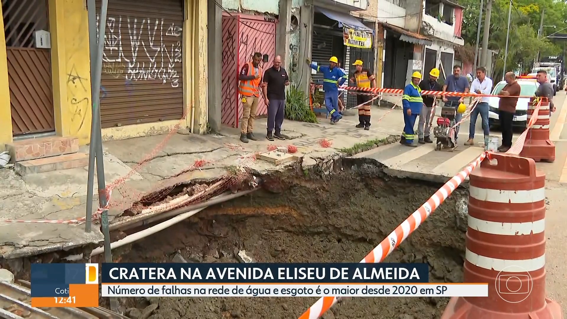 Número de falhas na rede de água e esgoto em SP é o maior desde 2020