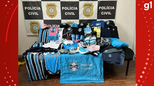 Polícia apreende em abrigo de Cachoeirinha produtos saqueados de loja da Arena do Grêmio 