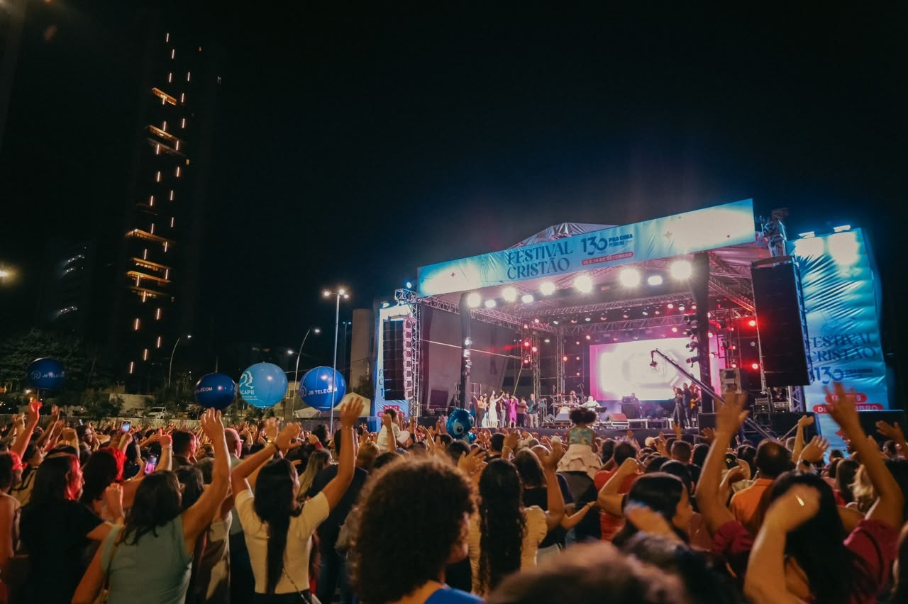 Festival Cristão abre programação dos 131 anos de Petrolina com shows gratuitos na Porta do Rio