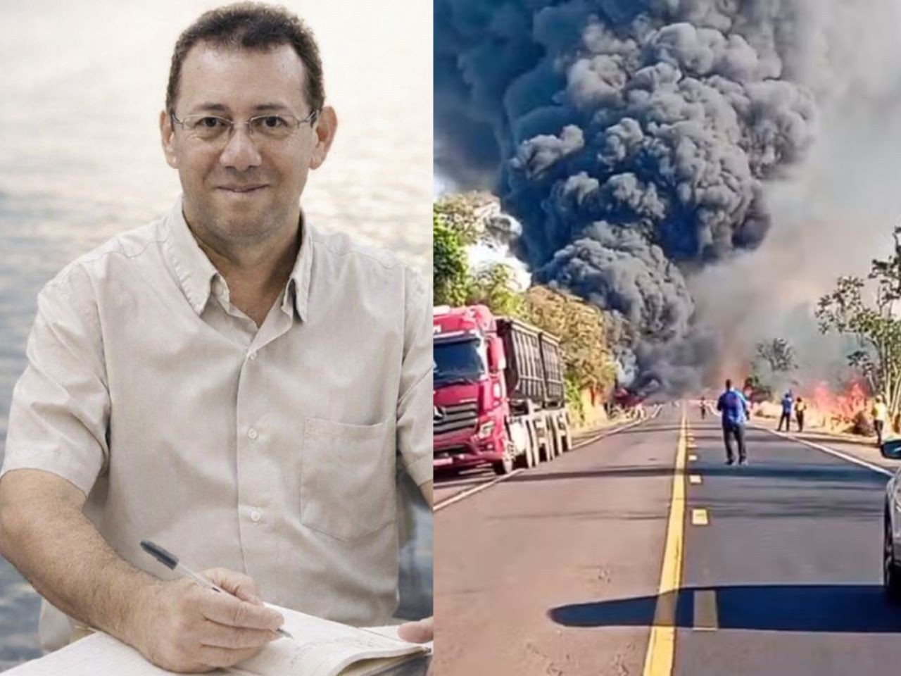 Família a caminho de casamento morre carbonizada após explosão de carretas na BR-163; veja quem são as vítimas