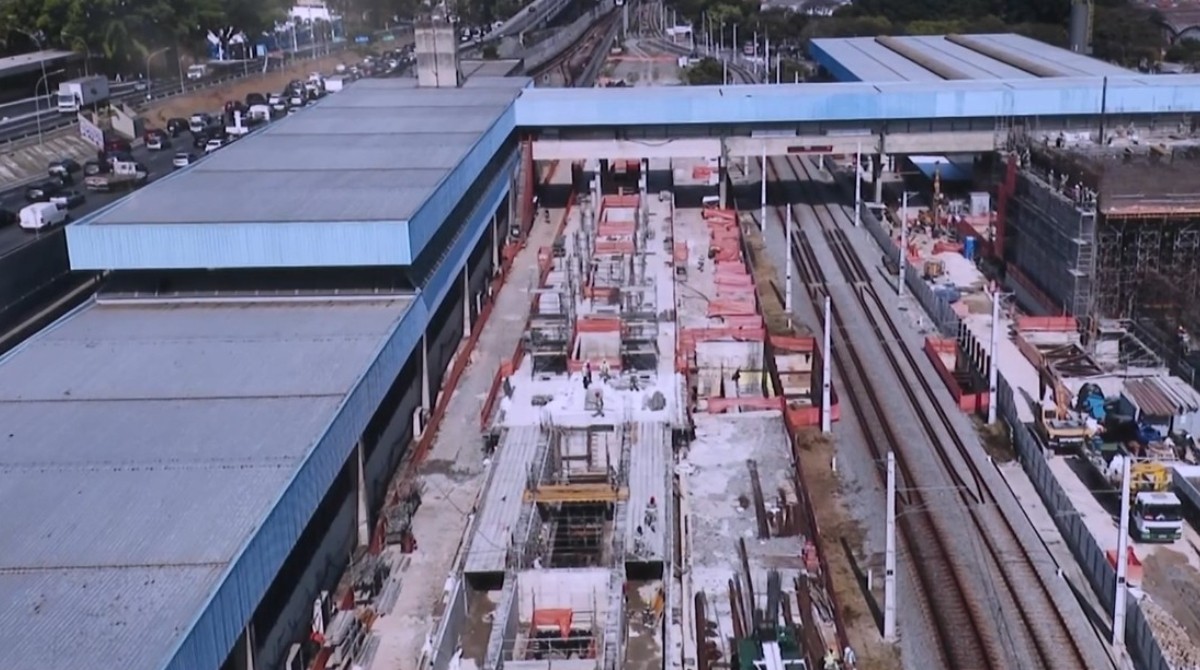 Trecho da Linha 11-Coral da CPTM será interditado para passagem do 'tatuzão' da Linha 2-Verde