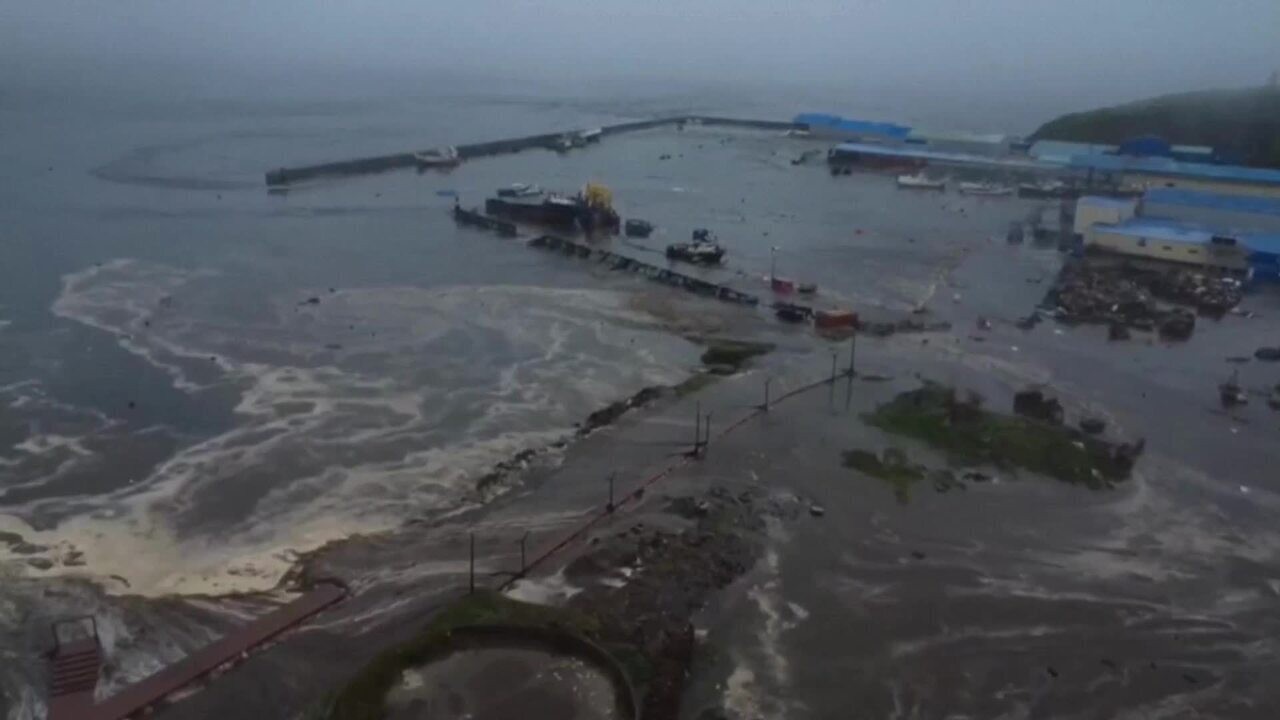 空海 Terremoto de magnitude 8 atinge a costa da Rússia; há alerta de