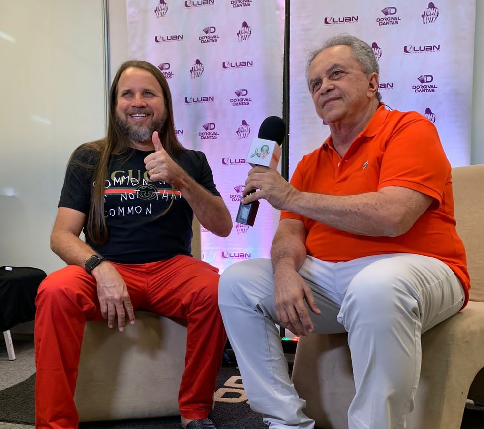 Dorgival Dantas e Flávio José inauguram 'Cidade do Forró' — Foto: Divulgação