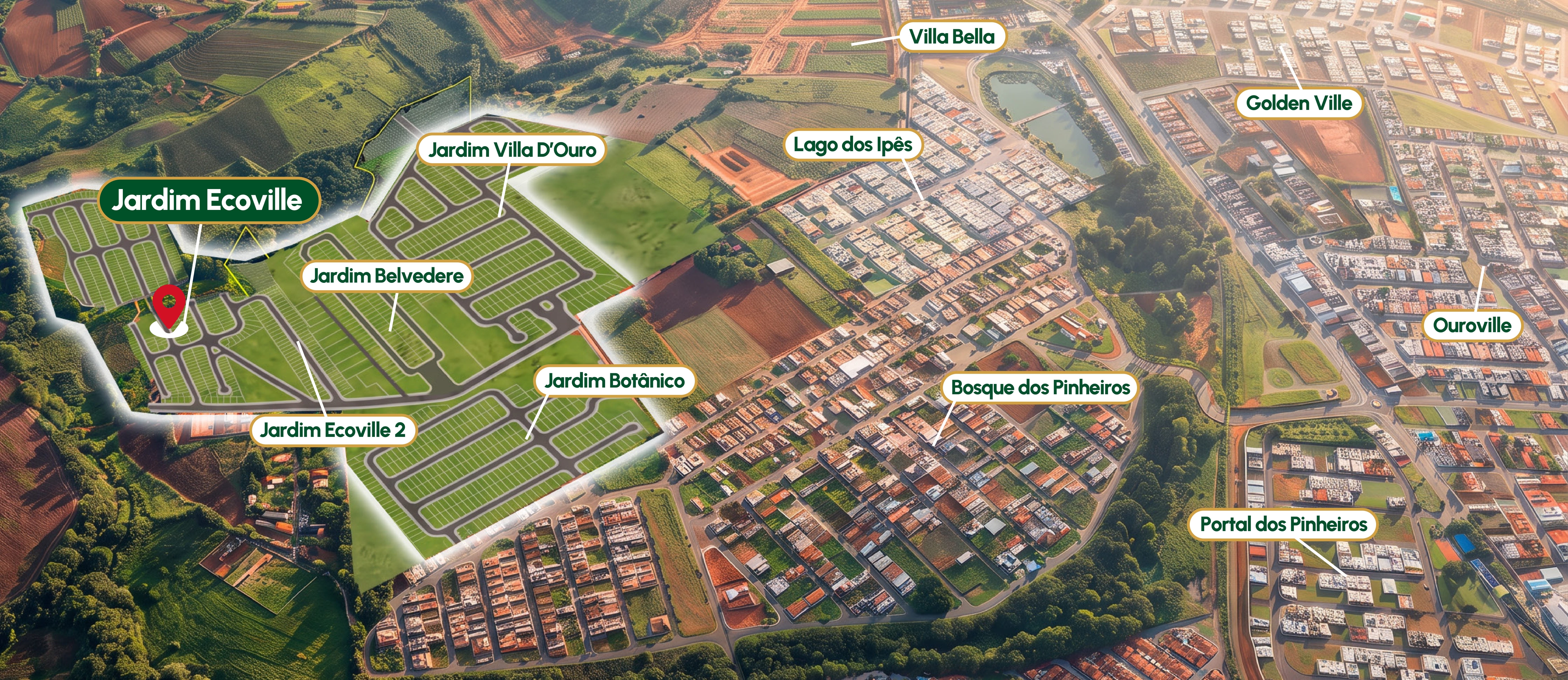 Jardim Ecoville traz novo conceito em bairro planejado para Itapetininga