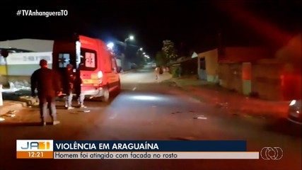 Jovem é atingido por facada no rosto em Araguaína