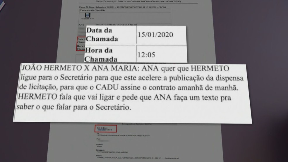 Escutas telefônicas revelam como deputado distrital atuou em suposto desvio milionário na Secretaria de Educação do DF — Foto: reprodução