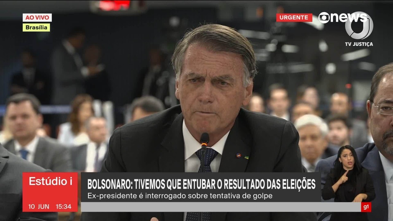 'Nunca se falou em golpe, golpe é uma coisa abominável', diz Bolsonaro em depoimento