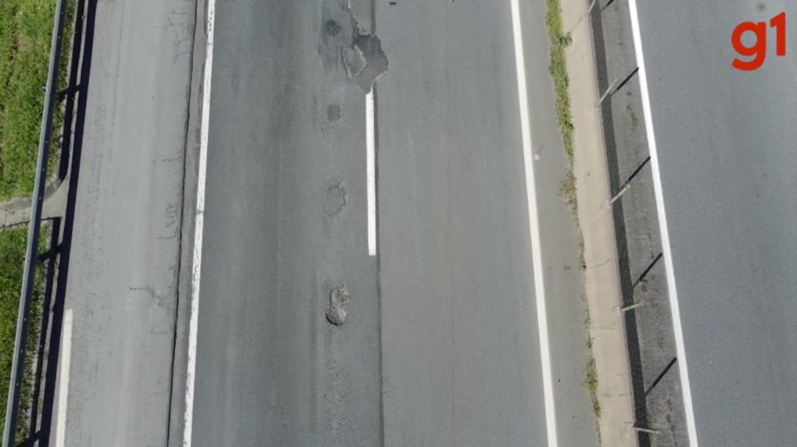 Principal rodovia do país, Via Dutra tem buracos e falhas no asfalto no Vale do Paraíba; veja VÍDEO