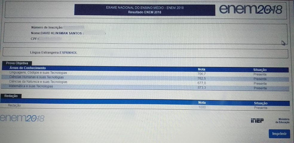 Foi com essa nota que entrei na UF, 2019(estudei somente redação) : r/enem