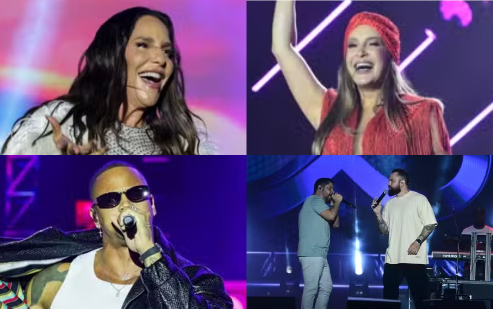Ivete, Claudia Leitte, Léo Santana, Jorge & Mateus e mais: veja programação completa do Festival Virada Salvador 2026