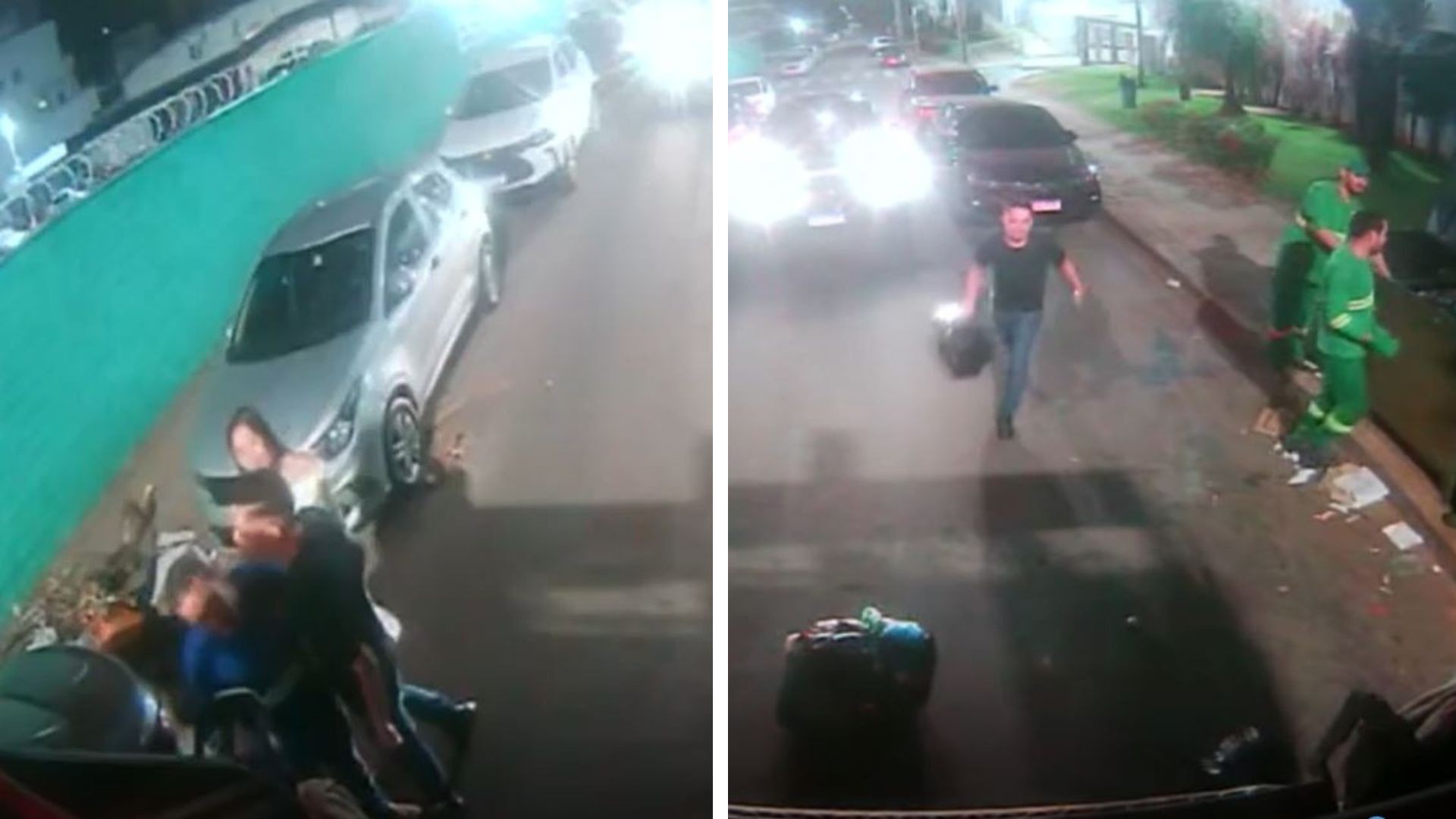 Motorista de caminhão de lixo é agredido por motorista enquanto trabalhava, em Goiás; vídeo