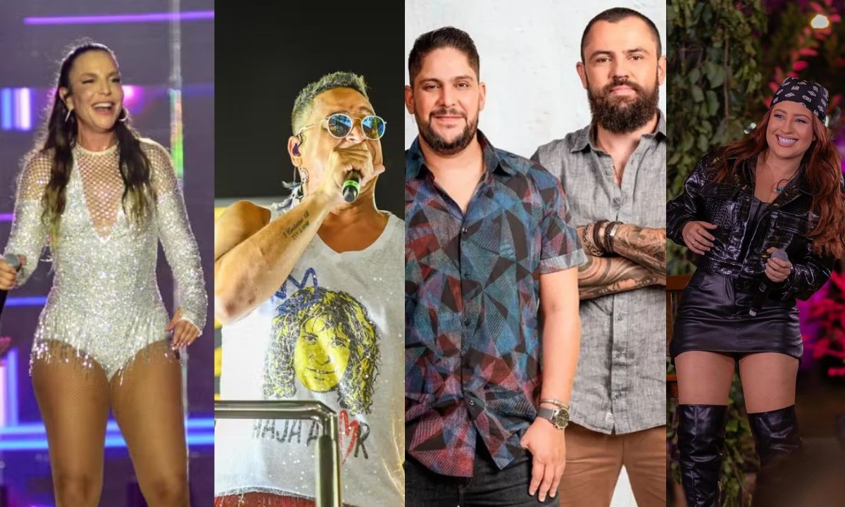 Ivete Sangalo, Xanddy Harmonia, Jorge & Mateus e mais: confira a ordem das atrações do último dia do Festival Virada Salvador