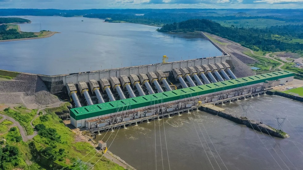 Usina Hidrelétrica Belo Monte, no Pará. — Foto: Norte Energia