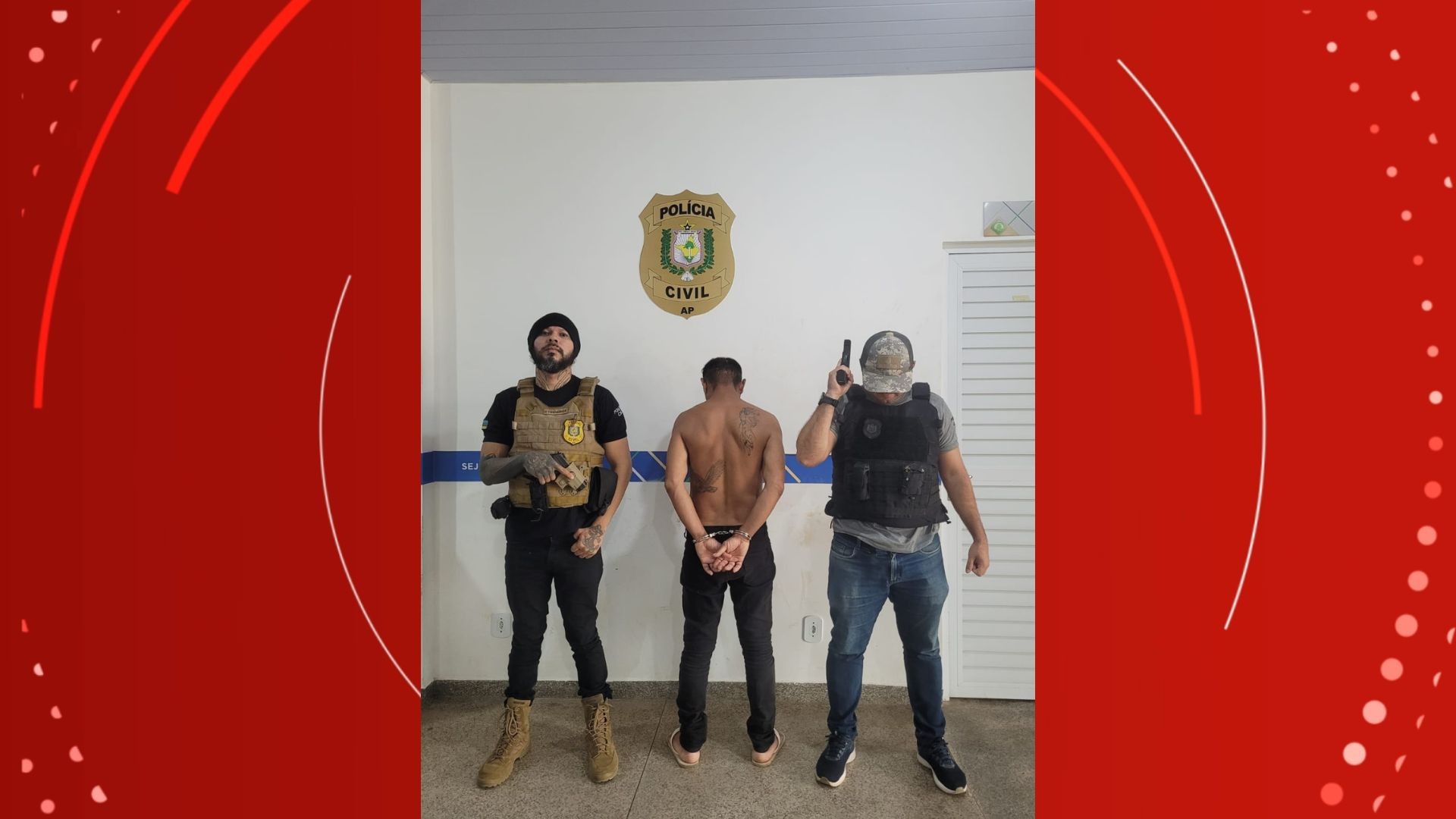 Suspeito é preso em Santana por agredir a mãe e descumprir medida protetiva