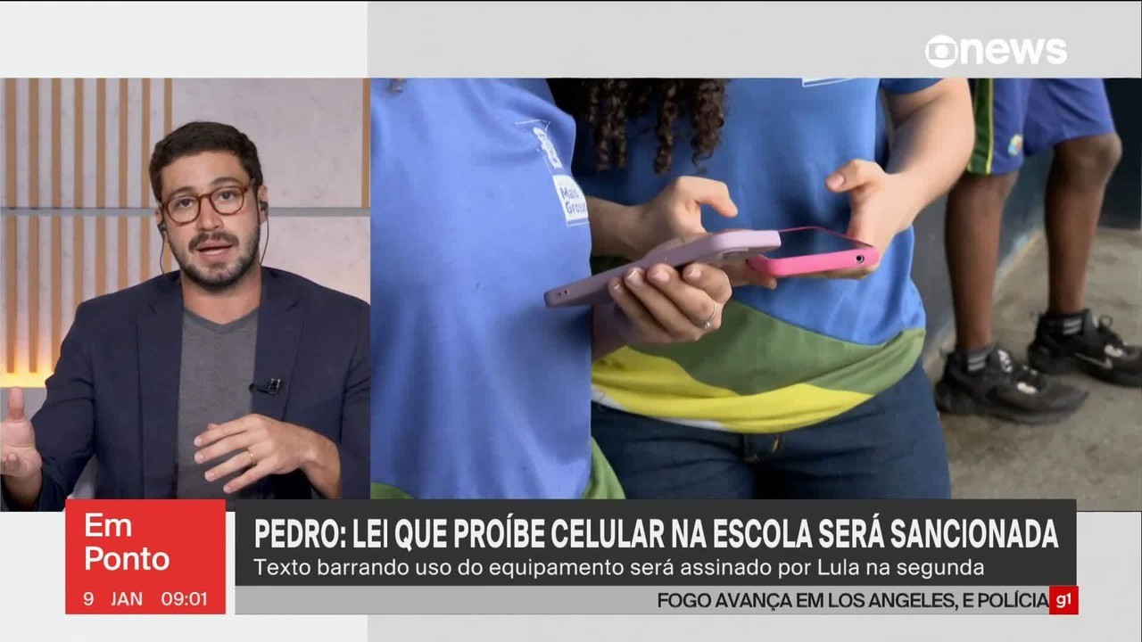 Entenda o projeto que limita uso de celulares em escolas, que Lula vai sancionar nesta segunda
