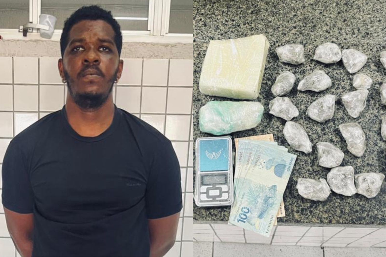 Enfermeiro procurado por roubo no MA é preso em casa usada para venda de drogas no PI