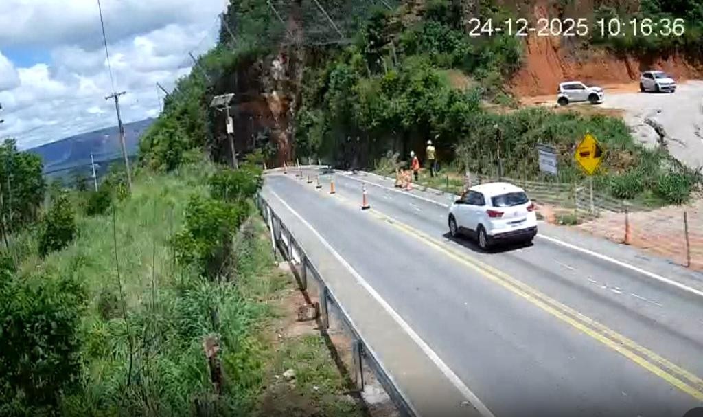 Trânsito na região do Portão do Inferno é liberado nas duas pistas na MT-251