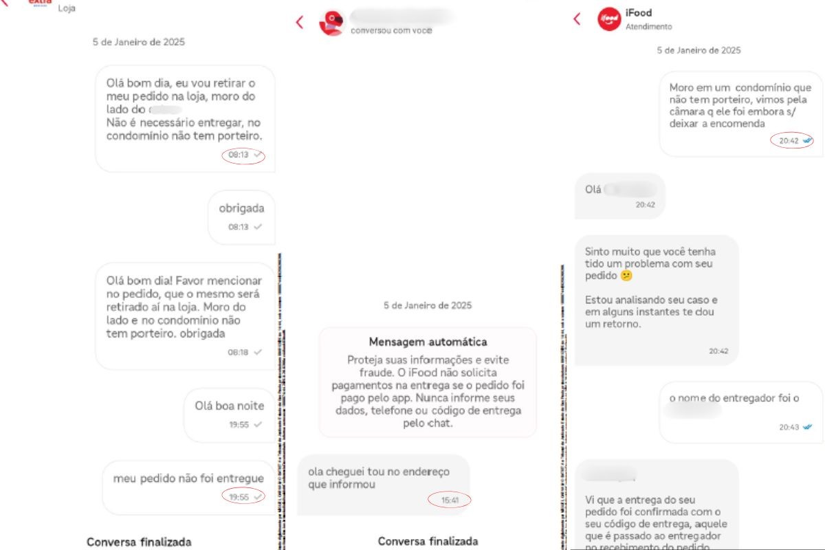 Veja a conversa entre cliente e iFood por pedido não entregue que levou à condenação da empresa