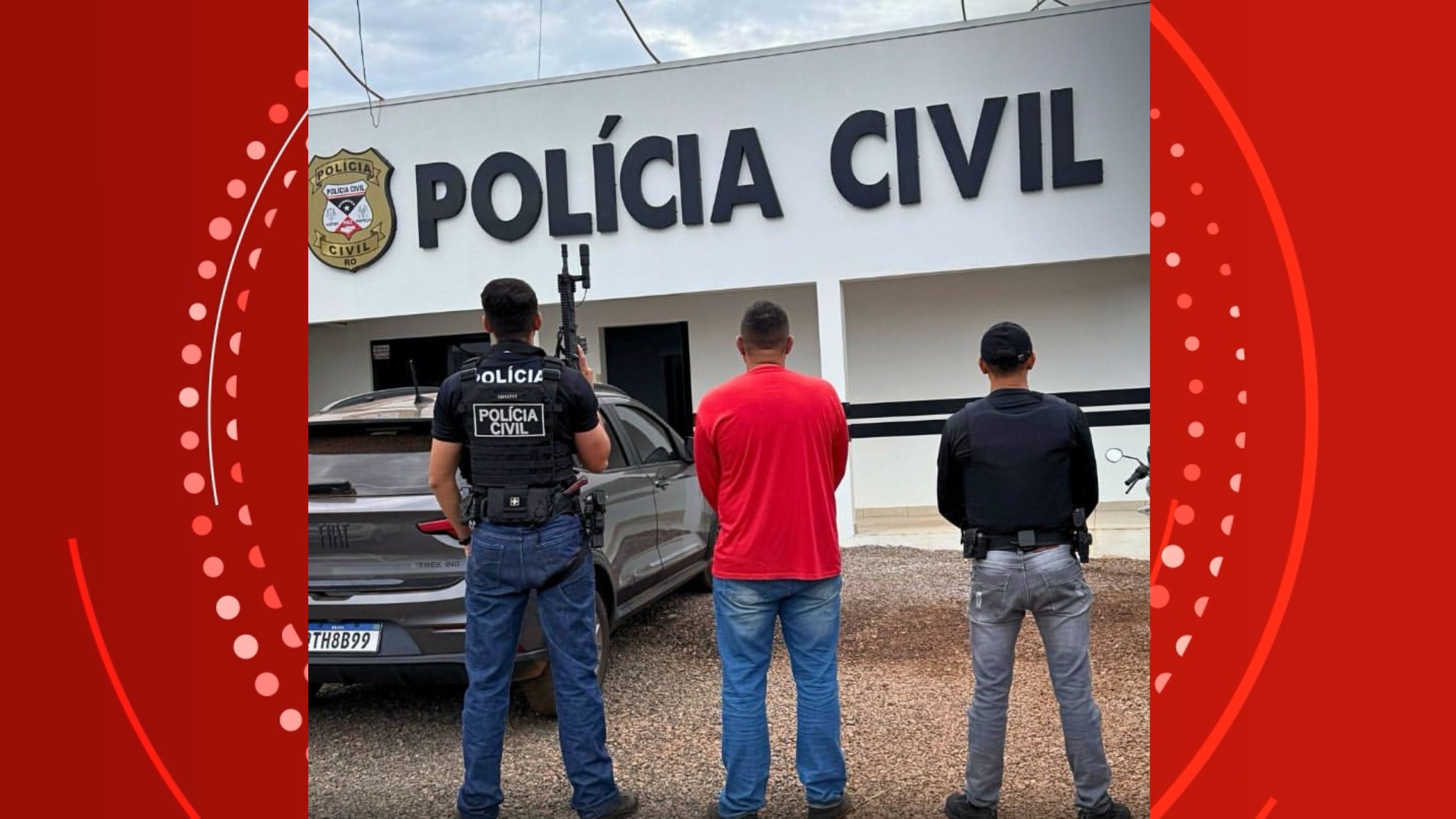 
Suspeito de matar fisioterapeuta a tiros é preso dias após confessar o crime em RO