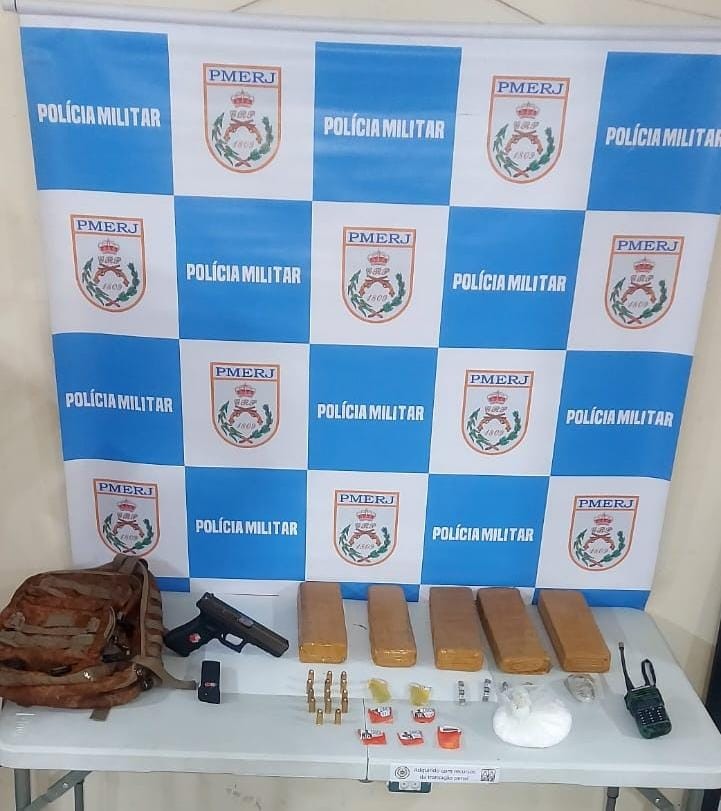 Dois suspeitos são presos e mais de 5 kg de drogas são apreendidos em Volta Redonda