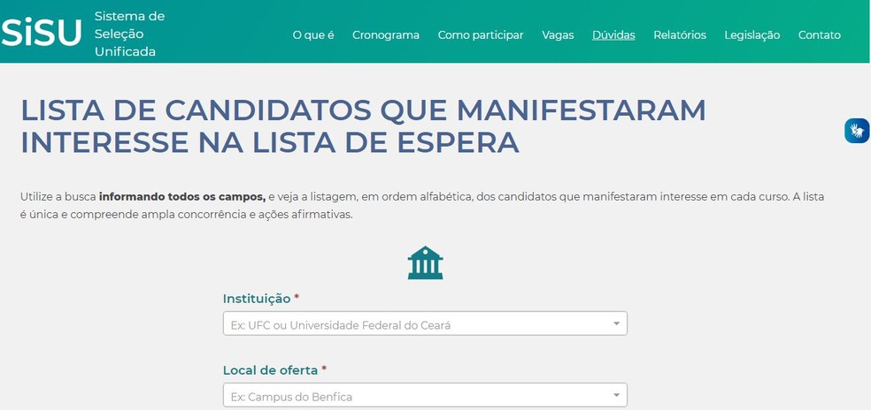 Unifap convoca candidatos na lista de espera do PS 2022 para 1ª